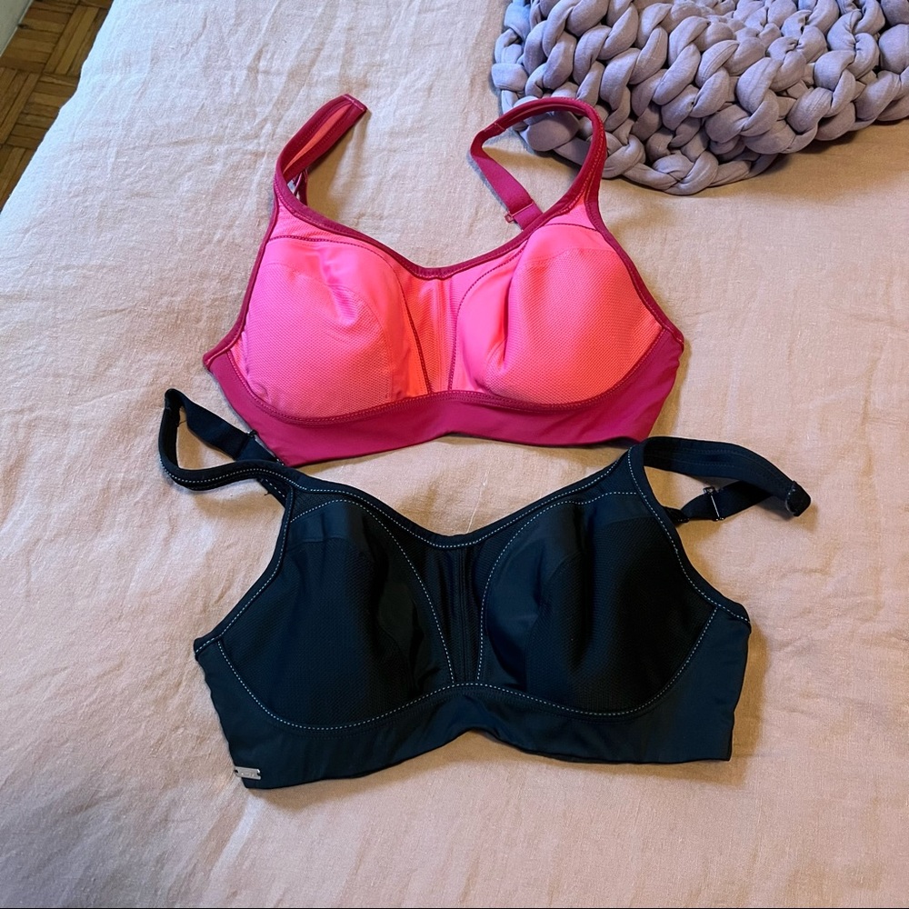 🚫SOLD🚫Chantelle Women's Sport High Impact Convertible Bra 32DD Excellent
